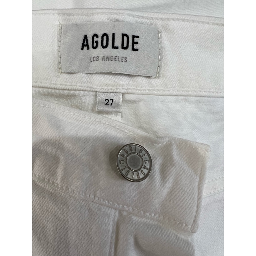 Agolde Riley High Rise Straight Crop Jeans Size 27 - Picture 8 of 8